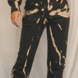 Miss Lola Easy Vibe Joggers in Tye-Dye Size Medium